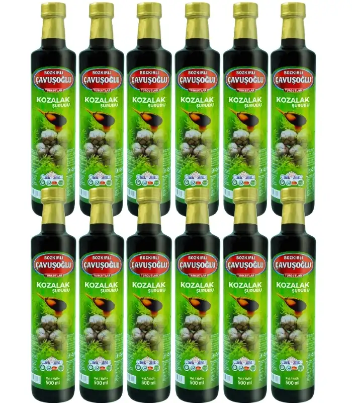 Çavuşoğlu Kozalak Şurubu Servi Kozalağı Şurubu 500ml x 12