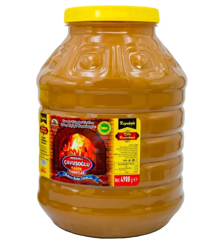 Çavuşoğlu Odun Ateşinde Çifte Kavrulmuş Kepeksiz Bozkır Tahini 4900g