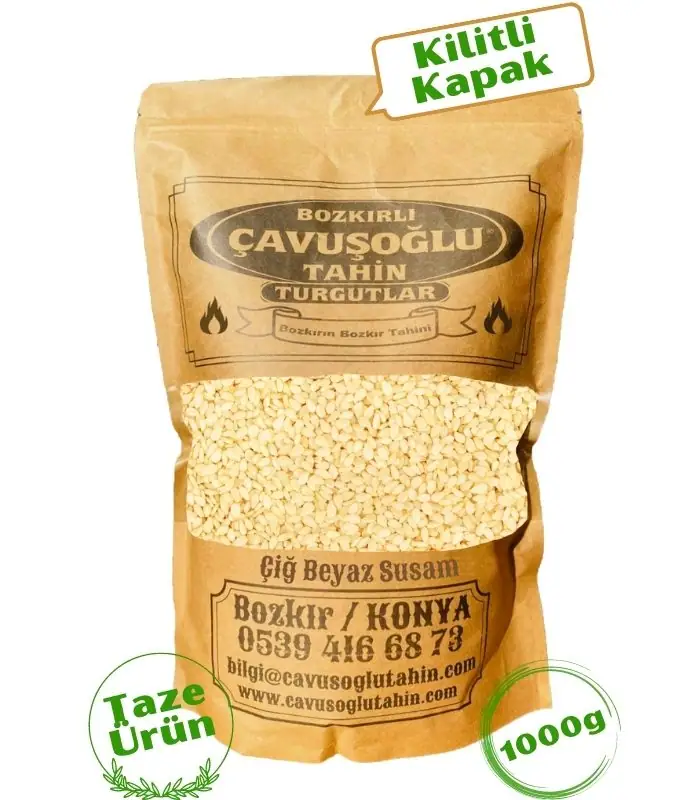 Çiğ Kavrulmamış Beyaz Susam 1000g