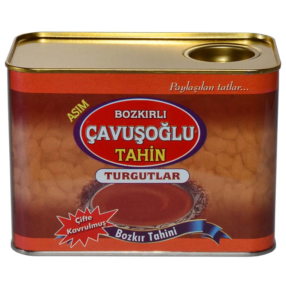 Çavuşoğlu Odun Ateşinde Çifte Kavrulmuş Kepeksiz Bozkır Tahini Teneke 820g