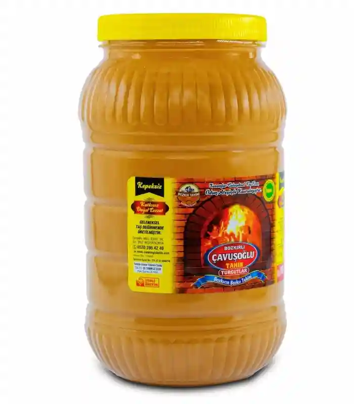 Çavuşoğlu Odun Ateşinde Çifte Kavrulmuş Kepeksiz Bozkır Tahini 2900g
