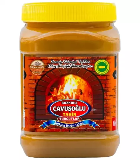 Çavuşoğlu Odun Ateşinde Çifte Kavrulmuş Kepeksiz Bozkır Tahini 930g