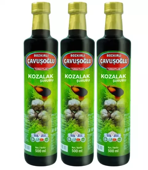 Çavuşoğlu Kozalak Şurubu Servi Kozalağı Şurubu 500ml x 3