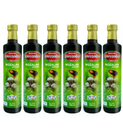 Çavuşoğlu Kozalak Şurubu Servi Kozalağı Şurubu 500ml x 6