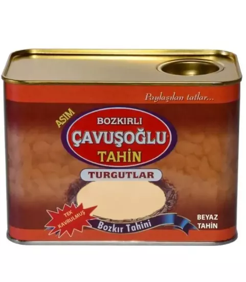 Çavuşoğlu Kepeksiz Beyaz Tahin Teneke Kutu 820g