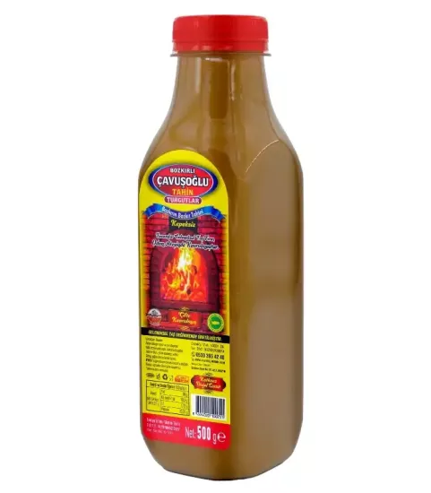 Odun Ateşinde Karafırında Çifte Kavrulmuş Kepeksiz Bozkır Tahini 500g
