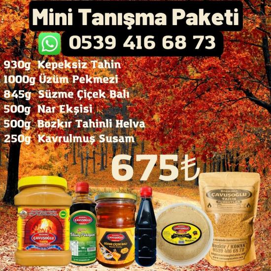 Konya Bozkır Tahini Mini Tanışma Paketi