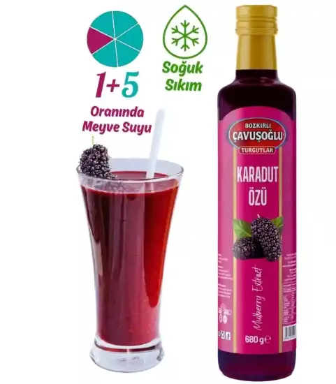Doğal ve Katkısız Karadut Özü 680g